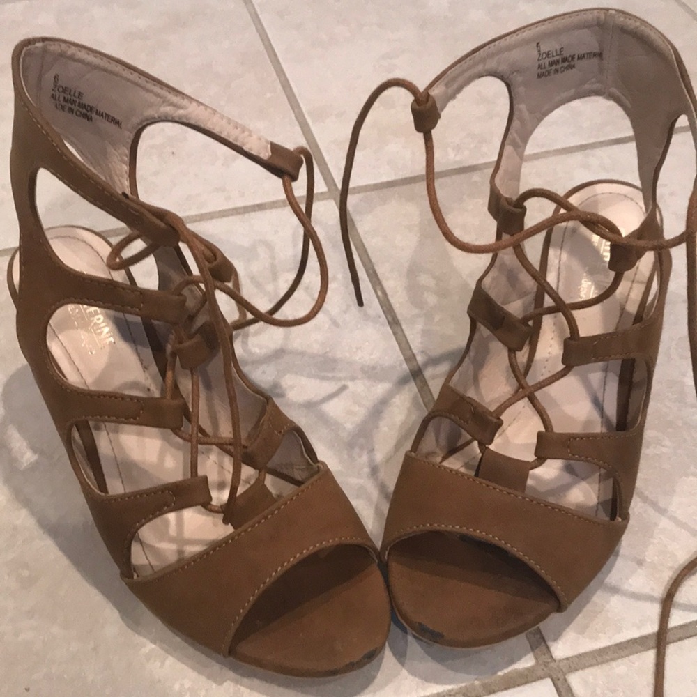 Wedges Lace Up Sandals